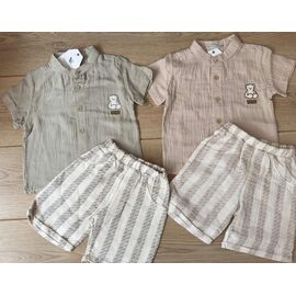 Костюм дитячий на хлопчика 1121 grey р.74-92 "Emir kids" недорого оптом від прямого постачальника