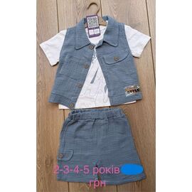Костюм дитячий на хлопчика 1124 grey р.2-5 "Emir kids" недорого оптом від прямого постачальника
