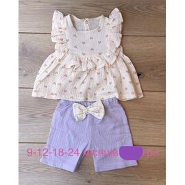 Костюм дитячий на дівчинку 1164 beige р.0.9-2 "Emir kids" недорого оптом від прямого постачальника
