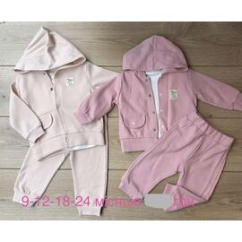 Костюм дитячий на дівчинку 1174 beige р.0.9-2 "Emir kids" недорого оптом від прямого постачальника