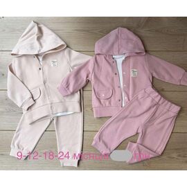 Костюм дитячий на дівчинку 1175 pink р.0.9-2 "Emir kids" недорого оптом від прямого постачальника