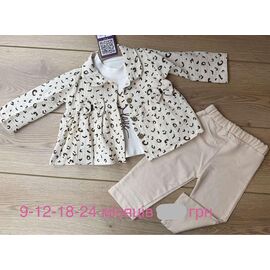 Костюм дитячий на дівчинку 1177 beige р.0.9-2 "Emir kids" недорого оптом від прямого постачальника