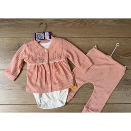 Костюм дитячий на дівчинку 1208 orange р.0.3-0.9 "Emir kids" недорого оптом від прямого постачальника