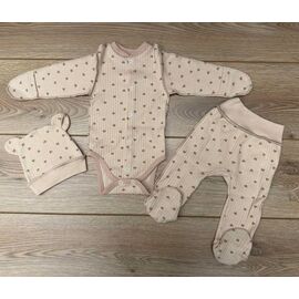 Костюм дитячий на дівчинку 1210 beige р.56-62 "Emir kids" недорого оптом від прямого постачальника