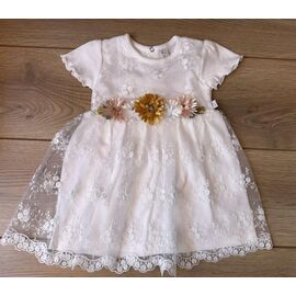 Сукня дитяча легка на дівчинку 1237 white р.2-4 "Emir kids" недорого оптом від прямого постачальника