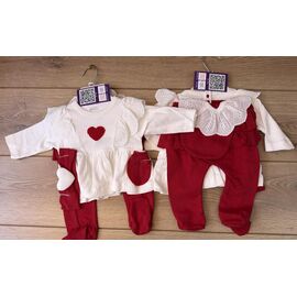Костюм дитячий на дівчинку 1239 red р.56-62 "Emir kids" недорого оптом від прямого постачальника