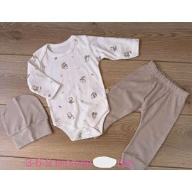 Костюм дитячий на хлопчика 1242 beige р.0.3-0.9 "Emir kids" недорого оптом від прямого постачальника
