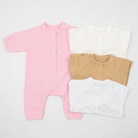 Комбінезон дитячий на дівчинку 37-01-1 pink р.56-62 "Emir kids" недорого оптом від прямого постачальника