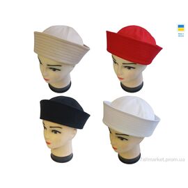 Фотография Кепка женская Лето Морячка 0958 mix (4 шт. р.сетка 56-58) "Mabi" недорого оптом от прямого поставщика