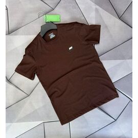 Фотография Футболка мужская 68155 brown р.S-2XL "MACCALI" недорого оптом от прямого поставщика
