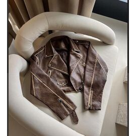 Фотография Куртка женская демисезонная DB2457 brown р.S-L "Dorimodes" недорого оптом от прямого поставщика