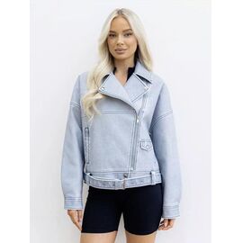 Фотография Куртка женская демисезонная DJ2358 l.blue р.S-L "Dorimodes" недорого оптом от прямого поставщика