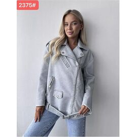 Фотография Куртка женская демисезонная DJ2375 grey р.XL-3XL "Dorimodes" недорого оптом от прямого поставщика