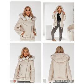 Фотография Куртка женская зимняя DL619 beige р.S-L "Dorimodes" недорого оптом от прямого поставщика