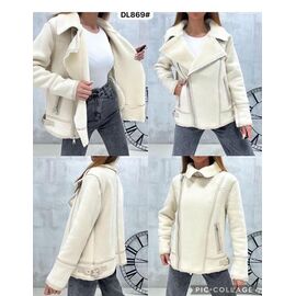Фотография Куртка женская зимняя DL869 l.beige р.S-L "Dorimodes" недорого оптом от прямого поставщика