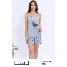 Піжама легка жіноча 139 l.blue р.50-58 "Fili Wear" недорого оптом від прямого постачальника