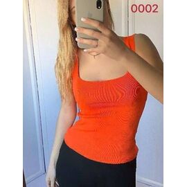 Майка жіноча 0002 orange р.42-46 "FSN" недорого оптом від прямого постачальника