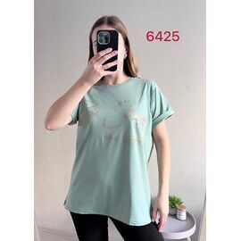 футболка жіноча 6425 mint р.48-54 "FSN" недорого оптом від прямого постачальника
