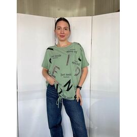 футболка жіноча 6537 green р.50-56 "FSN" недорого оптом від прямого постачальника