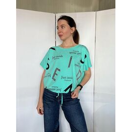 футболка жіноча 6537 mint р.50-56 "FSN" недорого оптом від прямого постачальника