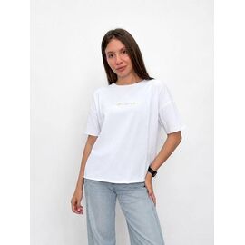футболка жіноча 6571 white р.44-50 "FSN" недорого оптом від прямого постачальника