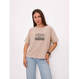 футболка жіноча 6572 beige р.44-50 "FSN" недорого оптом від прямого постачальника
