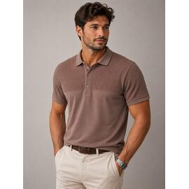 Фотография Футболка мужская 5640 beige р.M-2XL "Vip Stendo" недорого оптом от прямого поставщика