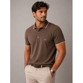 Фотография Футболка мужская 5890 brown р.M-2XL "Vip Stendo" недорого оптом от прямого поставщика