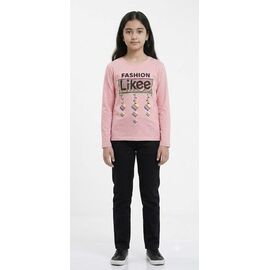 Фотография Свитер детский на девочку 4137 pink р.9-12 "MALIBU" недорого оптом от прямого поставщика