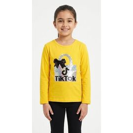 Фотография Свитер детский на девочку 4139 yellow р.2-8 "MALIBU" недорого оптом от прямого поставщика