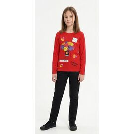 Фотография Свитер детский на девочку 4330 red р.9-12 "MALIBU" недорого оптом от прямого поставщика