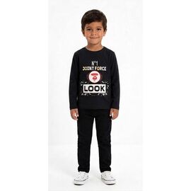 Фотография Свитер детский на мальчика 4979 black р.3-7 "MALIBU" недорого оптом от прямого поставщика