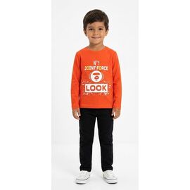 Фотография Свитер детский на мальчика 4979 orange р.3-7 "MALIBU" недорого оптом от прямого поставщика