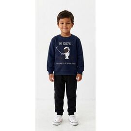 Фотография Свитер детский на мальчика 4989 navy р.1-4 "MALIBU" недорого оптом от прямого поставщика