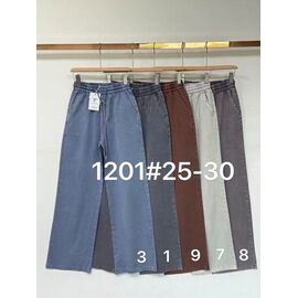 Фотография Джинсы женские 1201-3 l.blue р.25-30 "Yafeier" недорого оптом от прямого поставщика