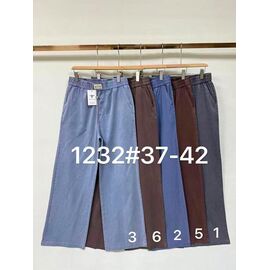 Фотография Джинсы женские 1232-6 brown р.37-42 "Yafeier" недорого оптом от прямого поставщика