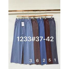 Фотография Джинсы женские 1233-5 brown р.37-42 "Yafeier" недорого оптом от прямого поставщика