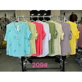 Фотография Футболка женская 209 mint р.XL-4XL "Yafeier" недорого оптом от прямого поставщика