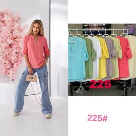 Фотография Рубашка женская 225 l.beige р.XL-4XL "Yafeier" недорого оптом от прямого поставщика