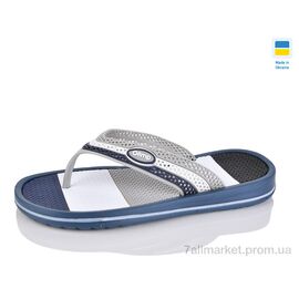 Фотография Вьетнамки женские Лето 421-3 синій-білий (8 пар р.36-41) "Lot Shoes" недорого оптом от прямого поставщика