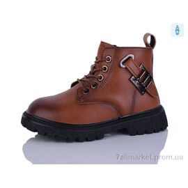 Фотография Ботинки детские удобные Весна/осень 806 brown (8 пар р.26-30) "KEWK" недорого оптом от прямого поставщика