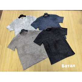 Футболка чоловіча NW1977 l.grey р.3XL-6XL "Navas" недорого оптом від прямого постачальника