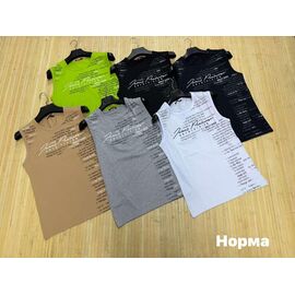 Майка чоловіча NW2006 black р.M-2XL "Navas" недорого оптом від прямого постачальника