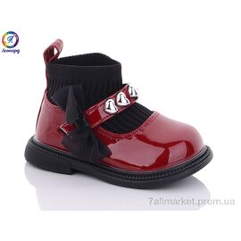 Туфлі дитячі зручні Весна/осінь M6618-2 red (12 пар р.16-20) "Леопард" недорого оптом від прямого постачальника