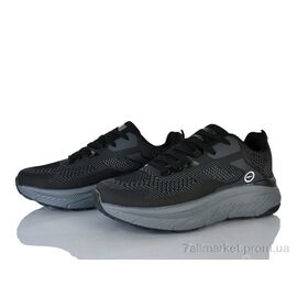 Кросівки чоловічі модні Весна/осінь 44-41 black-grey (8 пар р.41-45) "Бабочка-Mengfuna-AESD" недорого оптом від прямого постачальника