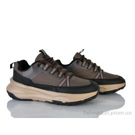 Кросівки чоловічі модні Весна/осінь 44-42 brown (8 пар р.41-45) "Бабочка-Mengfuna-AESD" недорого оптом від прямого постачальника