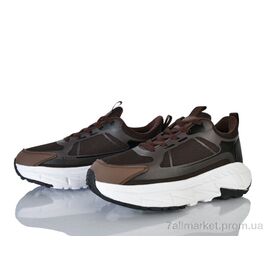Кросівки чоловічі модні Весна/осінь 44-46 brown (8 пар р.41-45) "Бабочка-Mengfuna-AESD" недорого оптом від прямого постачальника