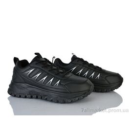 Кросівки чоловічі модні Весна/осінь 44-47 black-white (8 пар р.41-45) "Бабочка-Mengfuna-AESD" недорого оптом від прямого постачальника