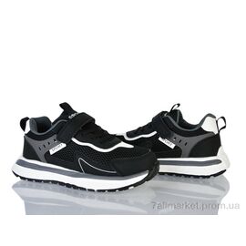 Кросівки дитячі модні Весна/осінь 43-31 black-white (8 пар р.33-36) "Бабочка-Mengfuna-AESD" недорого оптом від прямого постачальника