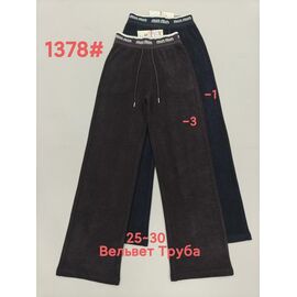 Фотография Штаны спортивные женские 1378-3 brown р.25-30 "Immei" недорого оптом от прямого поставщика